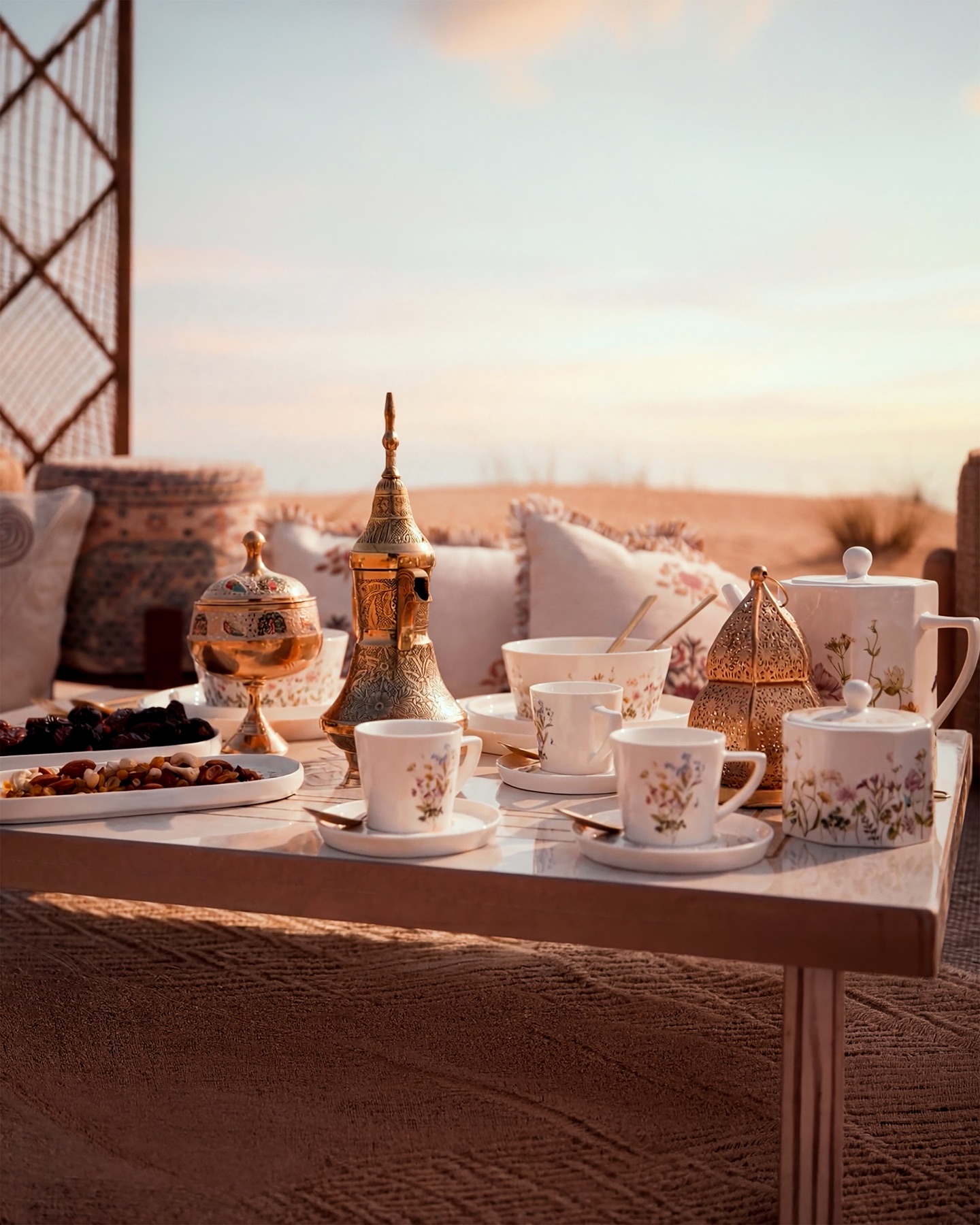 Ramadan table setup