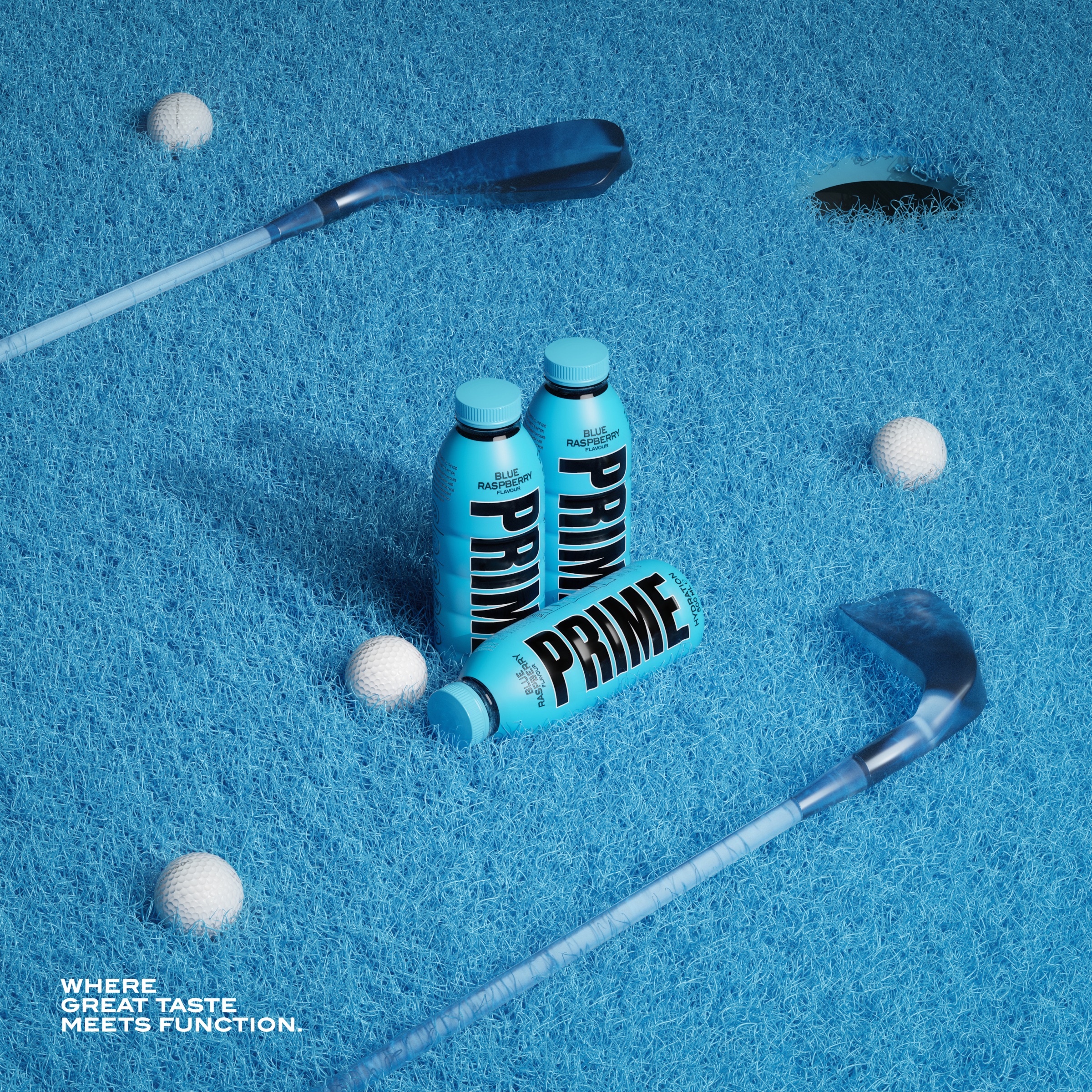 Prime Drinks sports campaign visual