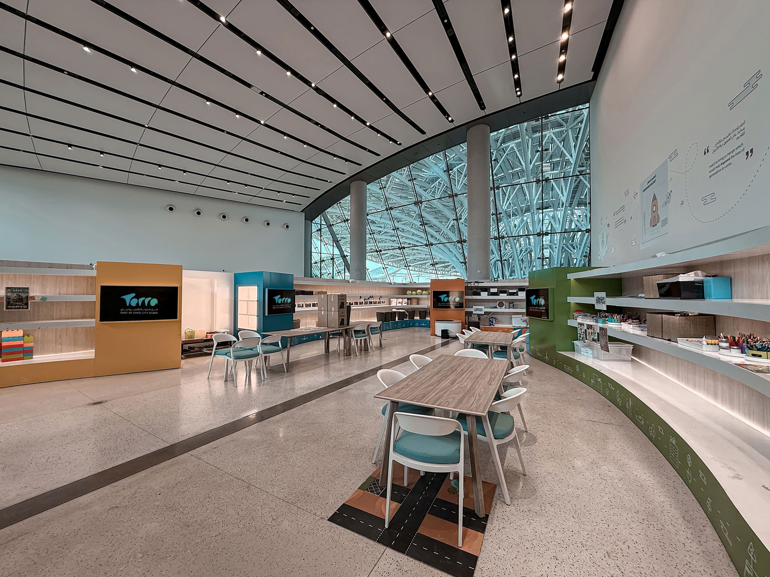Terra exhibition floor