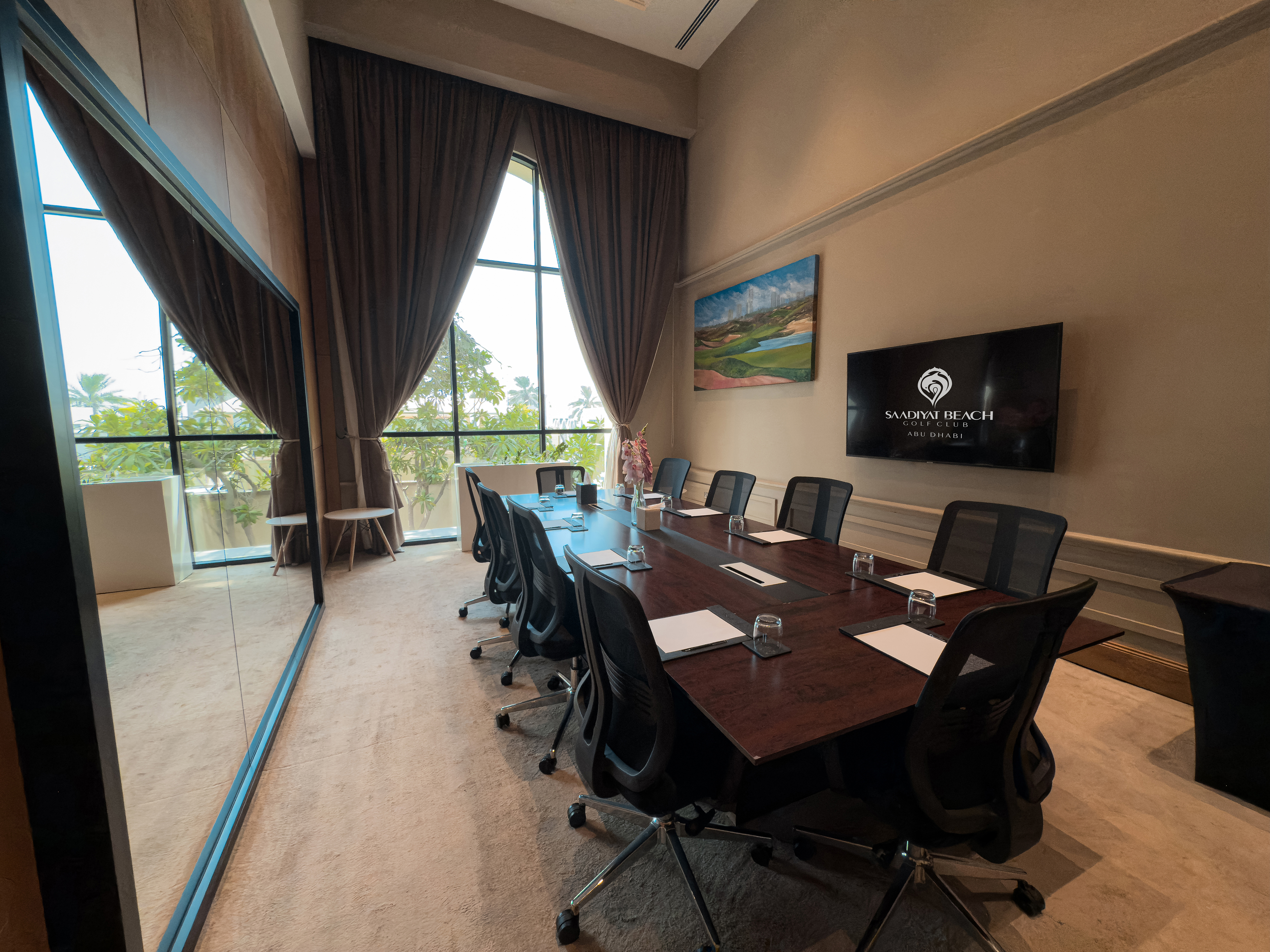 Boardroom at Saadiyat Beach Golf Club.