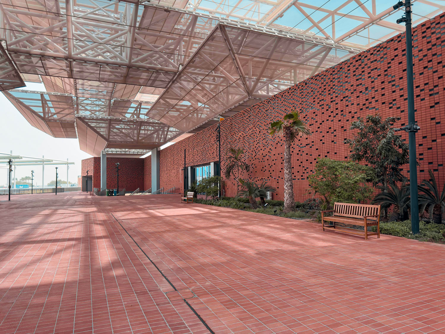 Connect Conference Centre covered courtyard